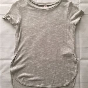 Grey short sleeve top